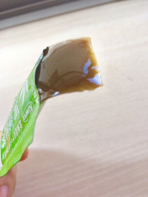 黒糖抹茶青汁寒天ジュレ